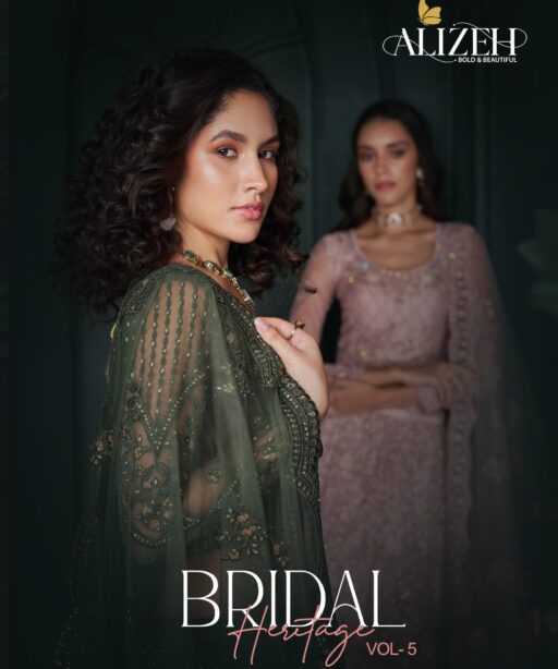 Alizeh Bridal vol 5 Heavy Net Designer Sangeet Wear Lehenga Choli