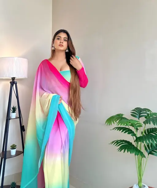 Alia Multi Colour Ready To Wear Saree
