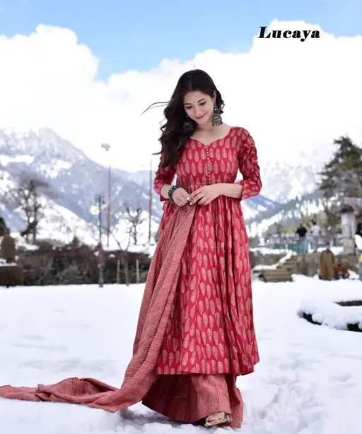 Big Size Digital Printed Kurti Set