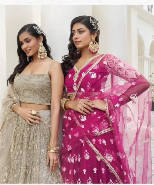 Designer Heavy Embroidered Wedding Wear Lehenga choli Narayani Kelaya Vol-07
