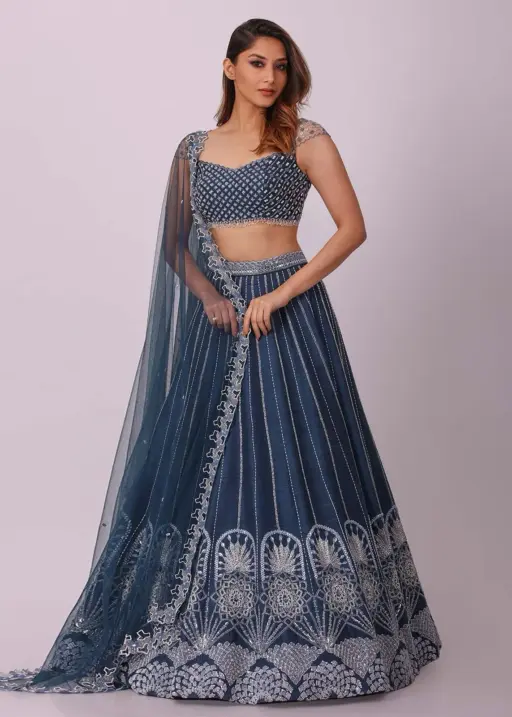 Fancy Party Wear Wholesale Lehenga Choli Replica