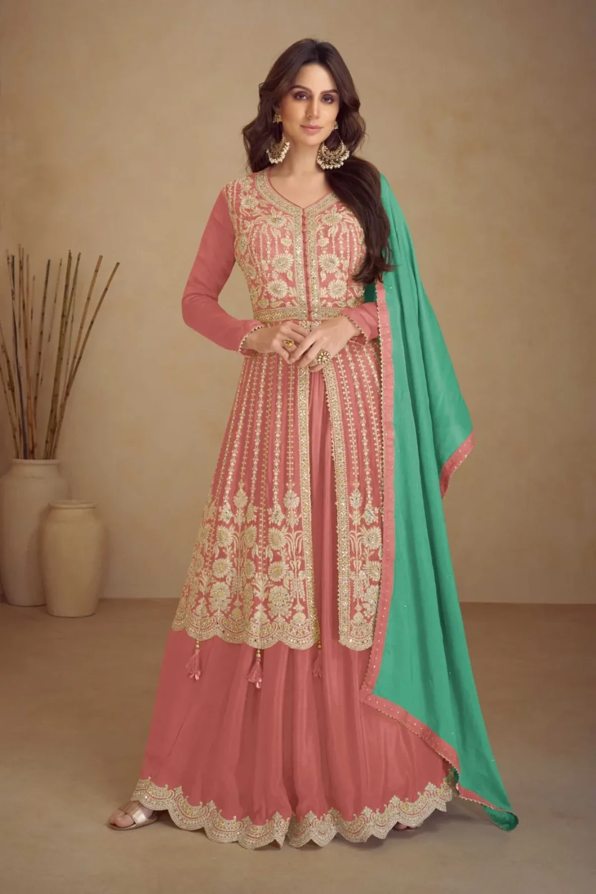 KASHVI Designer Front Slit Cut Designer Salwar Suit Ethnic Suits