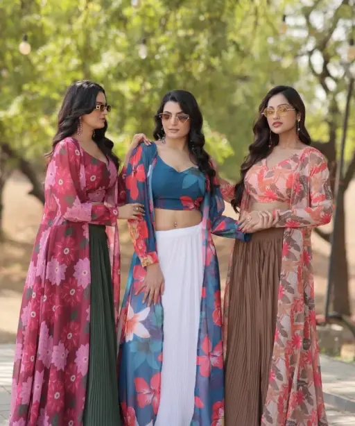 New Pattern Lehenga With Shrug Designer Printed Piece