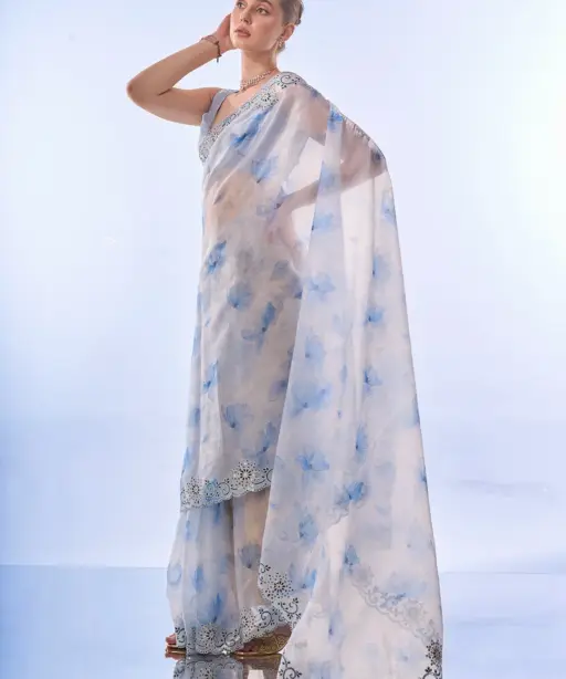 Organza Fancy Saree