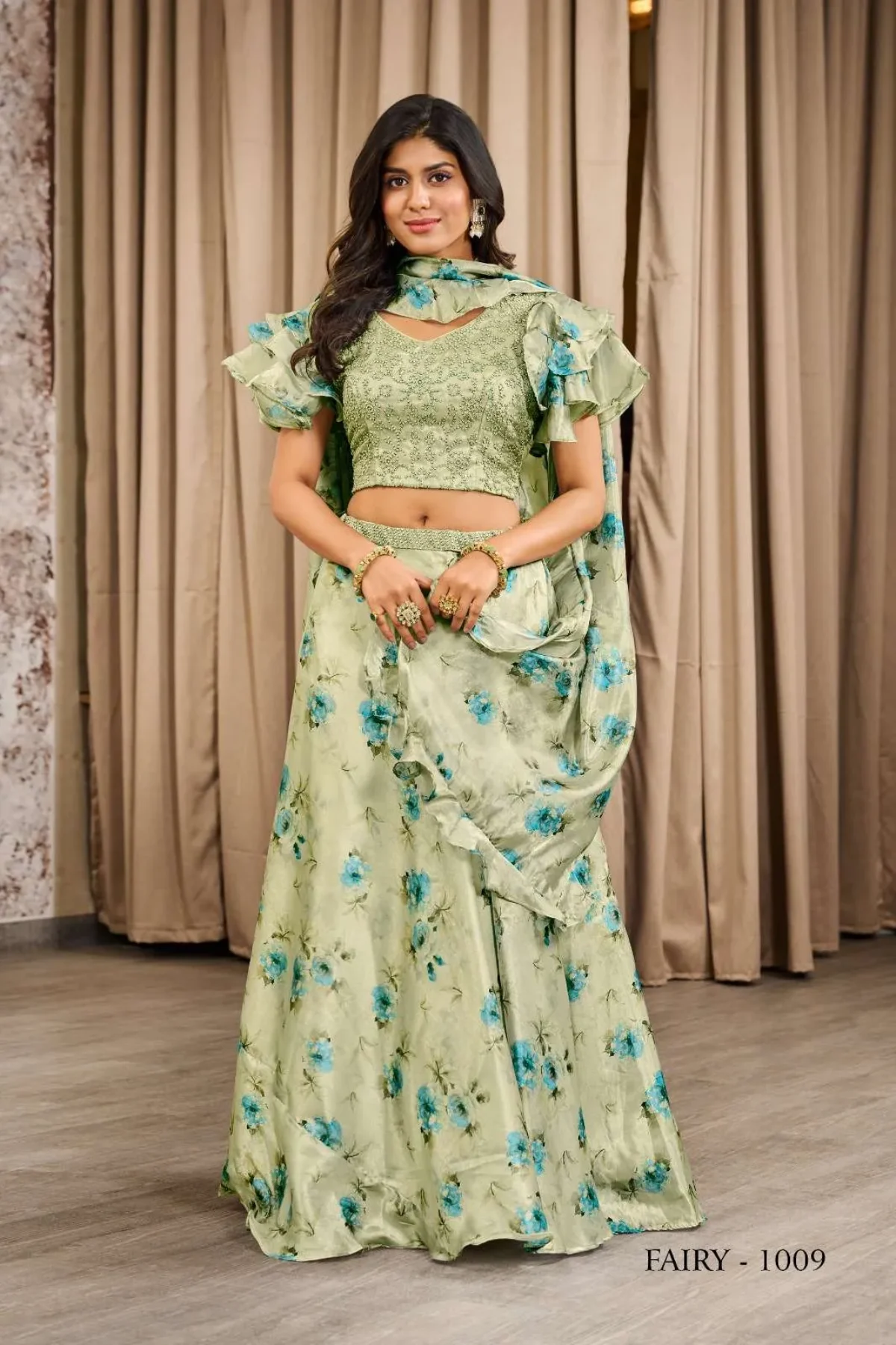 Party Wear Ethnic Crop Top Lehenga Choli