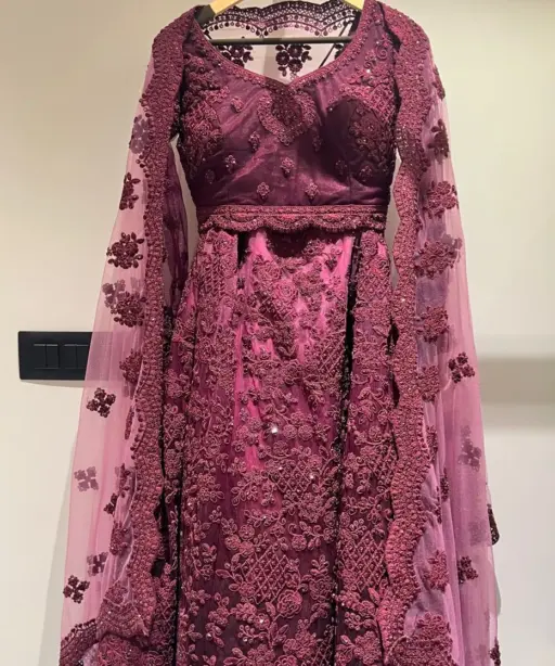 Sangeet Wear Designer Net Embroidery Lehenga Choli