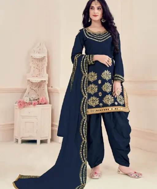 Shreematee Bebo Vol 10 Real Miror Work Patiala Salwar Suit