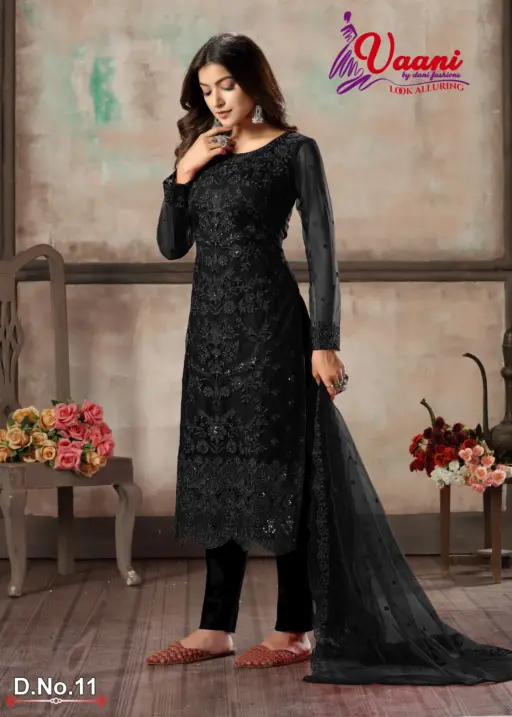 Wedding Wear Designer Heavy Embroidery With Sequence Work Ethnic Suit