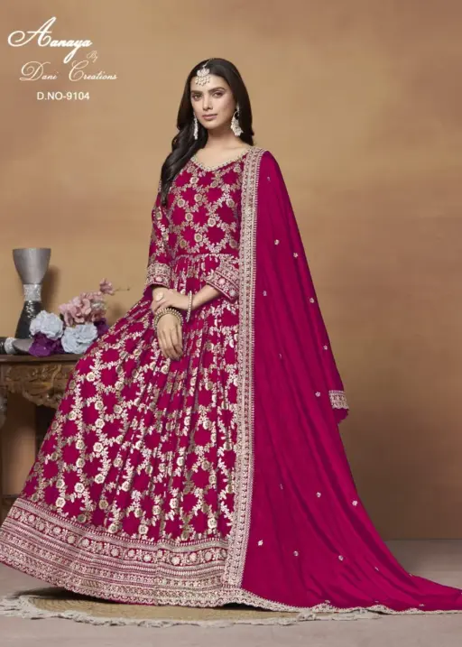 Wedding Wear Designer Long Anarkali Suit