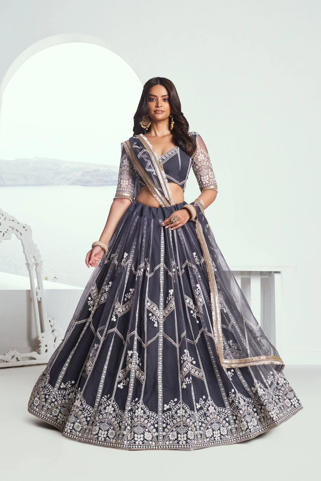 Reception Wear Lehenga Choli - Image 4