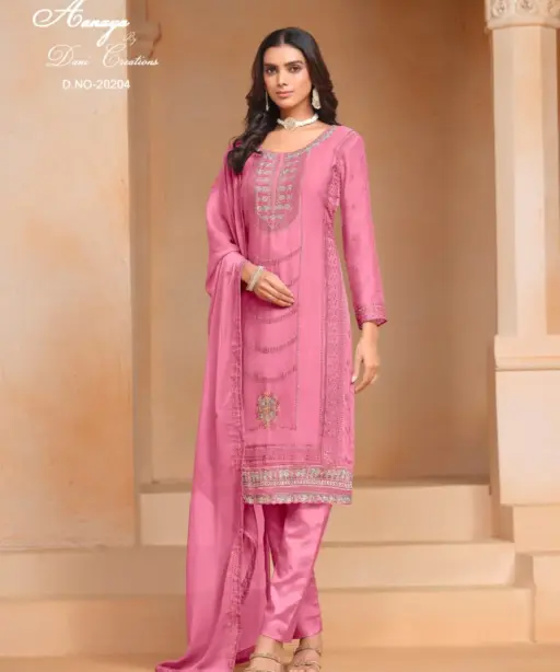 Big Size Festive Wear Straight Ethnic Salwar Suit Aanaya Vol202