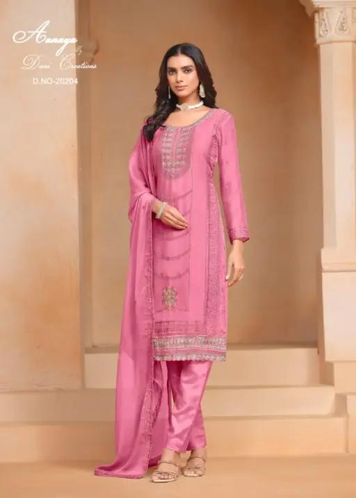 Big Size Festive Wear Straight Ethnic Salwar Suit Aanaya Vol202