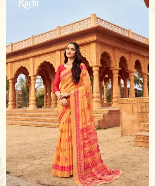 Daily Wear Chiffon Ethnic Saree Star Chiffon 151
