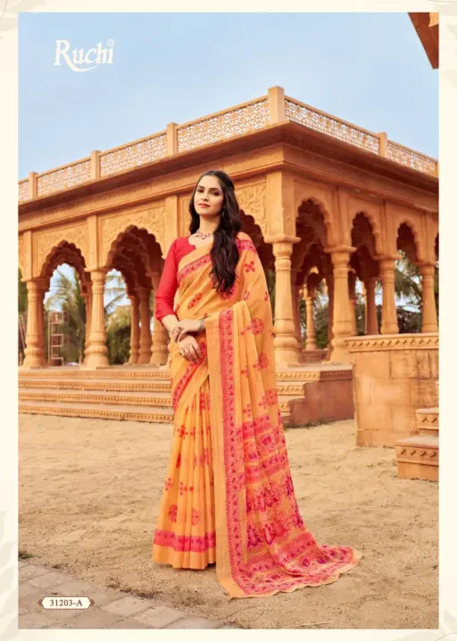 Daily Wear Chiffon Ethnic Saree Star Chiffon 151