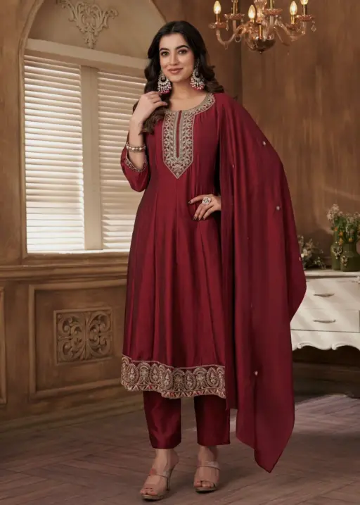 Ethnic Anarkali Readymade Suit Anaya