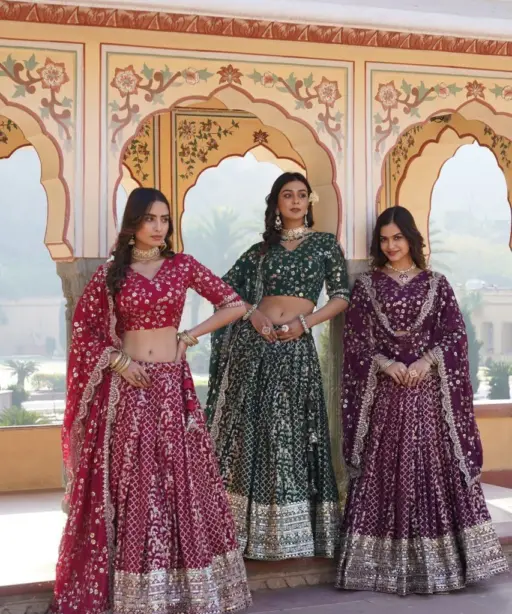 Festive Ethnic Lehenga Collection Design 2024