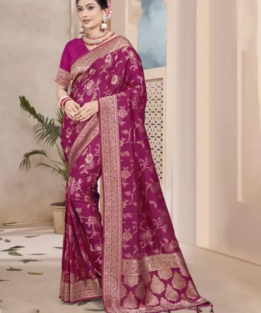 Festive Wear Cotton Silk Ethnic Saree Bunawat Kamdhenu Vol-09