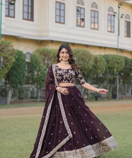 Festive Wear Embroidered Lehenga Choli