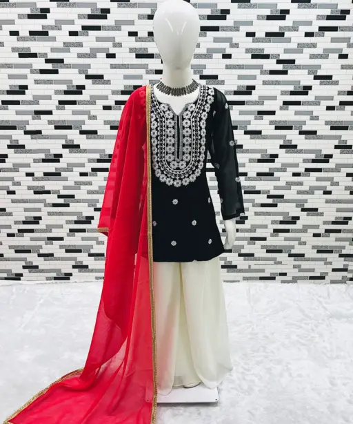 Festive Wear Kids Sharara Suit