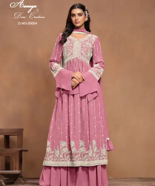 Georgette Long Salwar Suit Aanaya Vol200