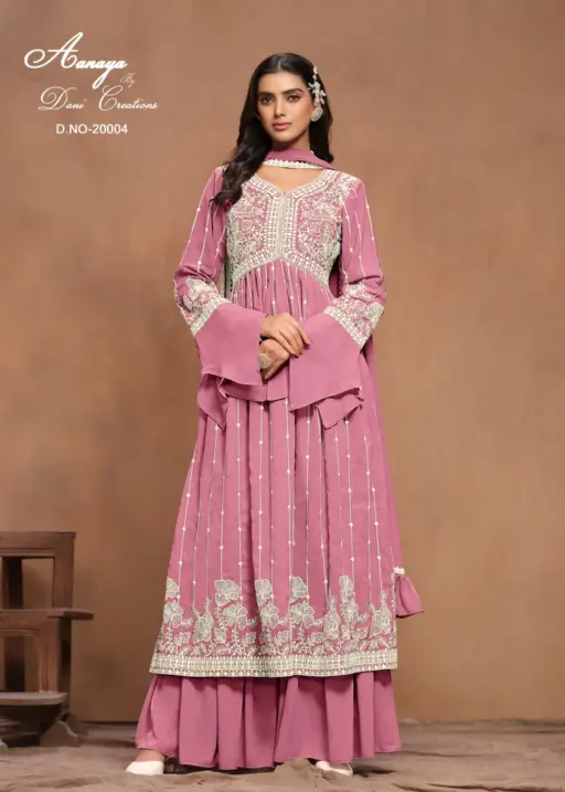 Georgette Long Salwar Suit Aanaya Vol200