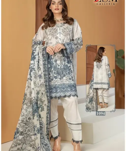 Lawn Printed Suit Parian Dream Heavy Luxury Lawn Collection Vol 10