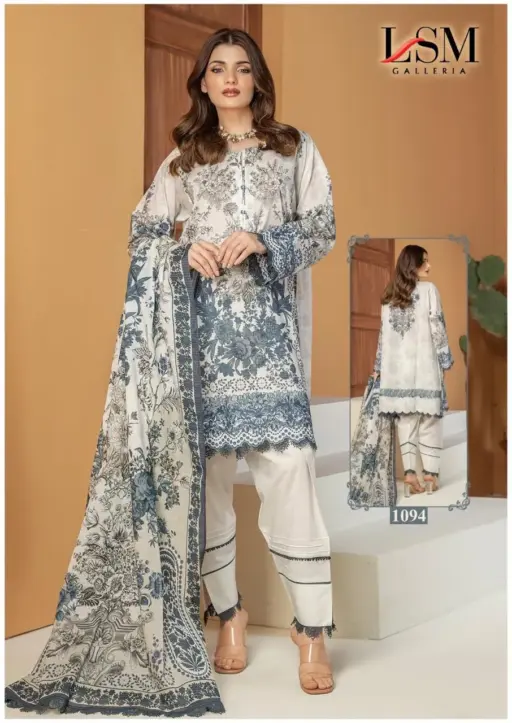 Lawn Printed Suit Parian Dream Heavy Luxury Lawn Collection Vol 10