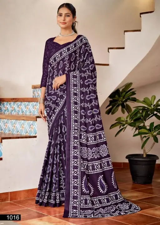 Mul Cotton Ethnic Saree DailyWear