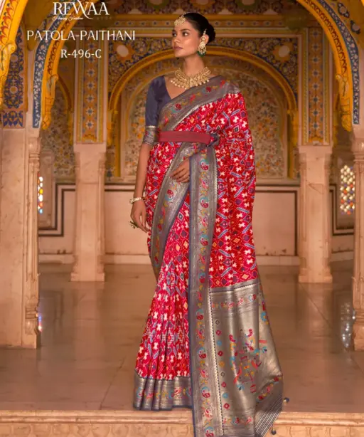 Patola Paithani Saree For Festive Wear