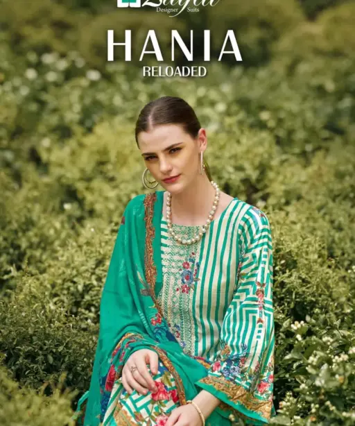 Pure Cotton Printed Ethnic Suit With Embroidery WorkZulfat Designer Hania Reloaded Catalog