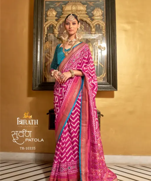 Sangeet Wear Patola Ethnic Saree Suwarna Patola