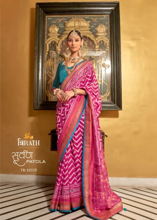 Sangeet Wear Patola Ethnic Saree Suwarna Patola