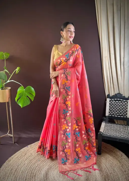 Traditional Cotton Silk Premium Ethnic Saree