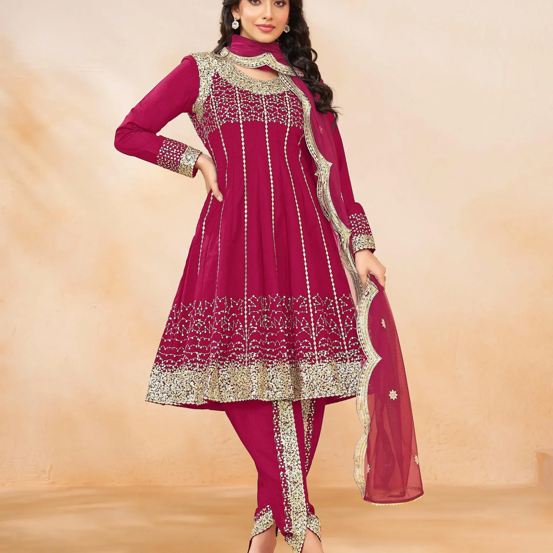 Wedding Wear Dhoti Salwar Suit Abida Vol Ethnic Suits