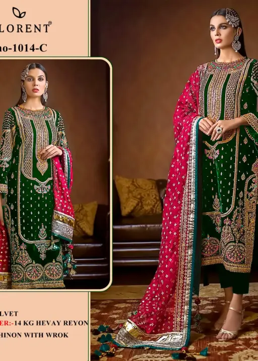 Wedding Wear Velvet Designer Suit  Florent