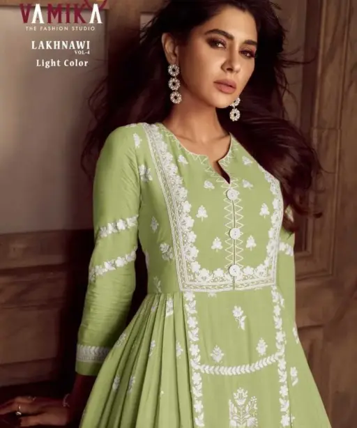 Vamika Lakhnavi Vol 4 Light Color