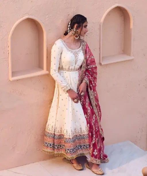Festivals & Party Wear Heavy Faux Georgette Gown Set