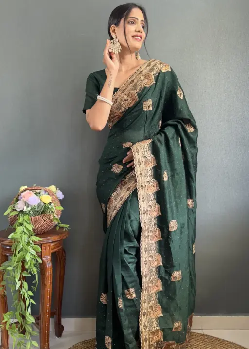 Traditional Ready To Wear Saree  Wedding Wear Design Trending