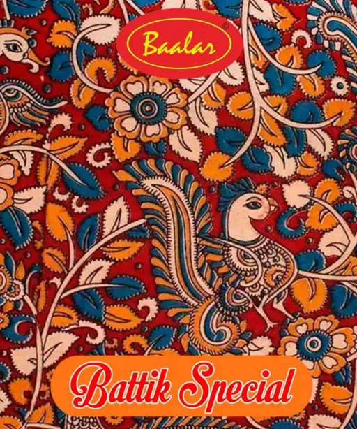 Baalar Battik Special Vol 3 Unstitched Cotton Straight Salwar Suit Summer Wear