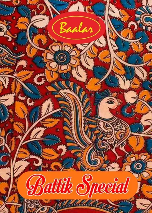 Baalar Battik Special Vol 3 Unstitched Cotton Straight Salwar Suit Summer Wear