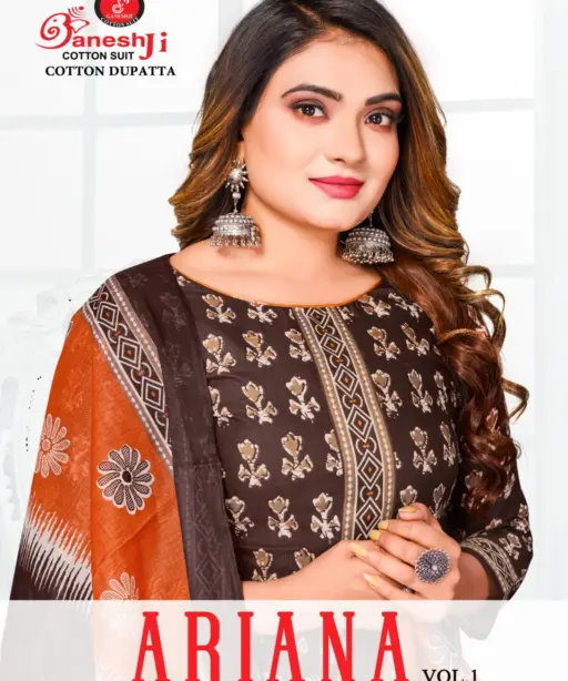 Wholesale Catalogue Supplier of Ganeshji Brand Ariana Vol 01
