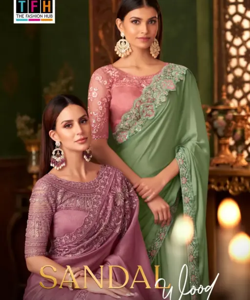 Imported Fancy Fabrics Ethnic Sarees Bollywood Style Boutique Saree