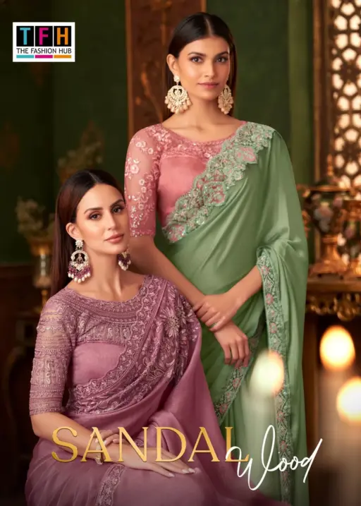 Imported Fancy Fabrics Ethnic Sarees Bollywood Style Boutique Saree