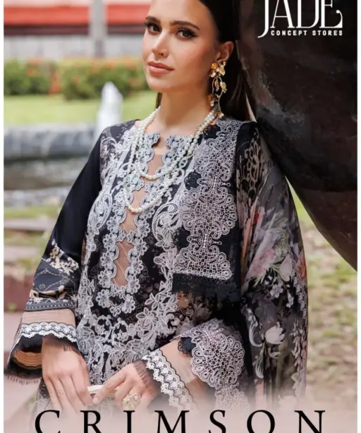 Jade Crimson Vol 08 Pakistani Cotton Printed Suit Wholesaler