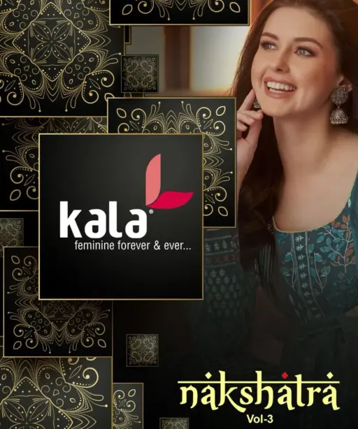 Floral Printed Unstitched Straight Salwar Suit Kala Nakshatra Vol 03