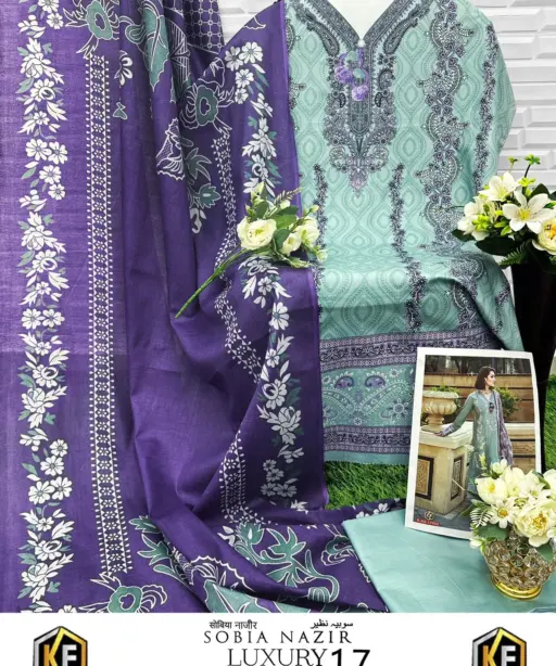 Keval Fab Sobia Najir Volume 17 Pakistani Printed Cotton Daily Wear Suit