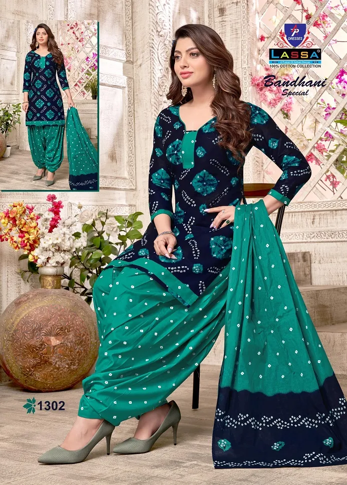 Low Range Daily Wear Suit Wholesaler Lassa Bandhani Special Vol 13 - Image 3