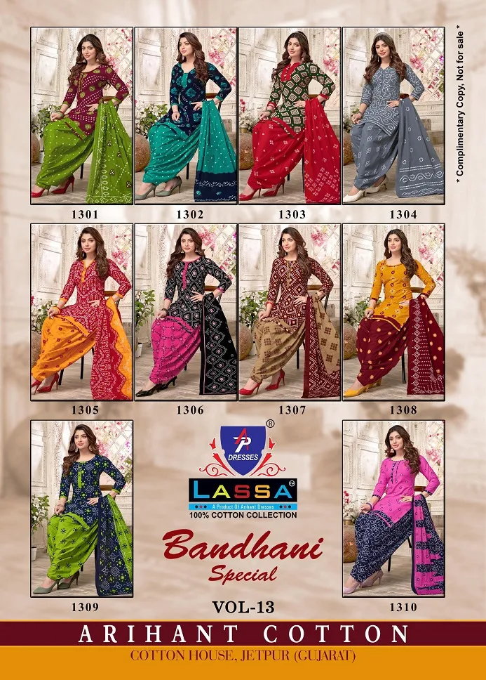 Low Range Daily Wear Suit Wholesaler Lassa Bandhani Special Vol 13 - Image 4