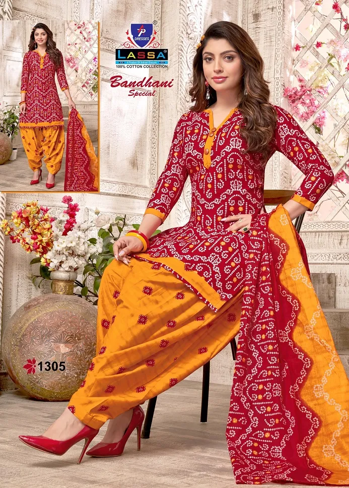 Low Range Daily Wear Suit Wholesaler Lassa Bandhani Special Vol 13 - Image 8