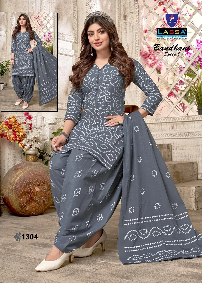 Low Range Daily Wear Suit Wholesaler Lassa Bandhani Special Vol 13 - Image 9